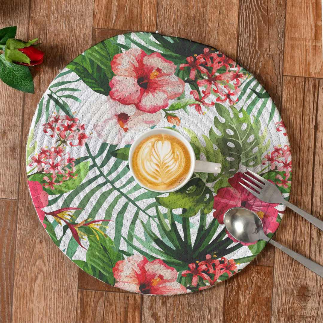 LHF ChicBotanica™ Round Printed Placemat