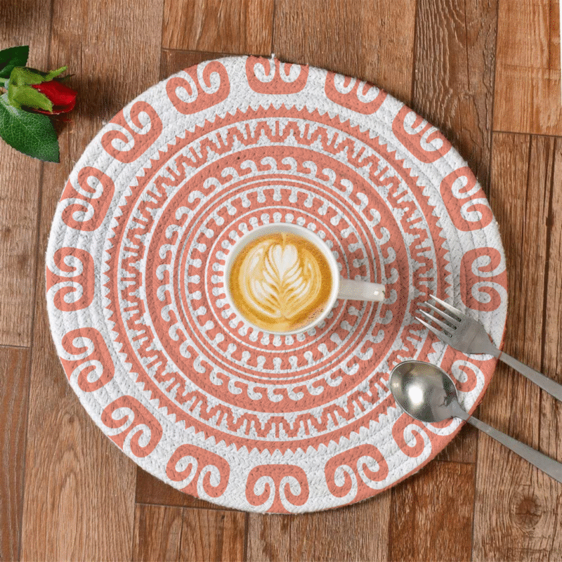LHF TerraTribe™ Round Printed Placemat