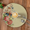 LHF VintageBloom™ Round Printed Placemat