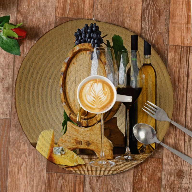 LHF BarrelReserve™ Round Printed Placemat